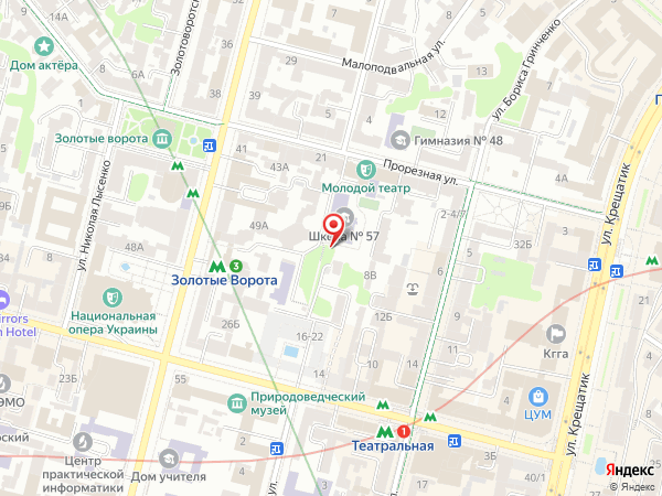 неподалёку от Крещатик